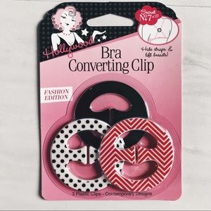 Hollywood Secrets Bra Converting Clips - 3 Pack
